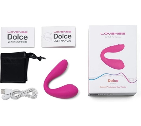 Двойной вибратор Lovense Dolche (управление через смартфон)